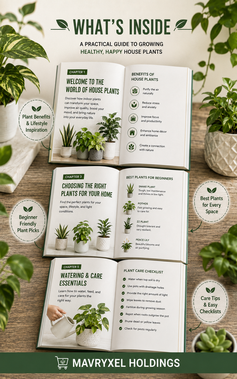 House Plants for Beginners (Digital Ebook)
