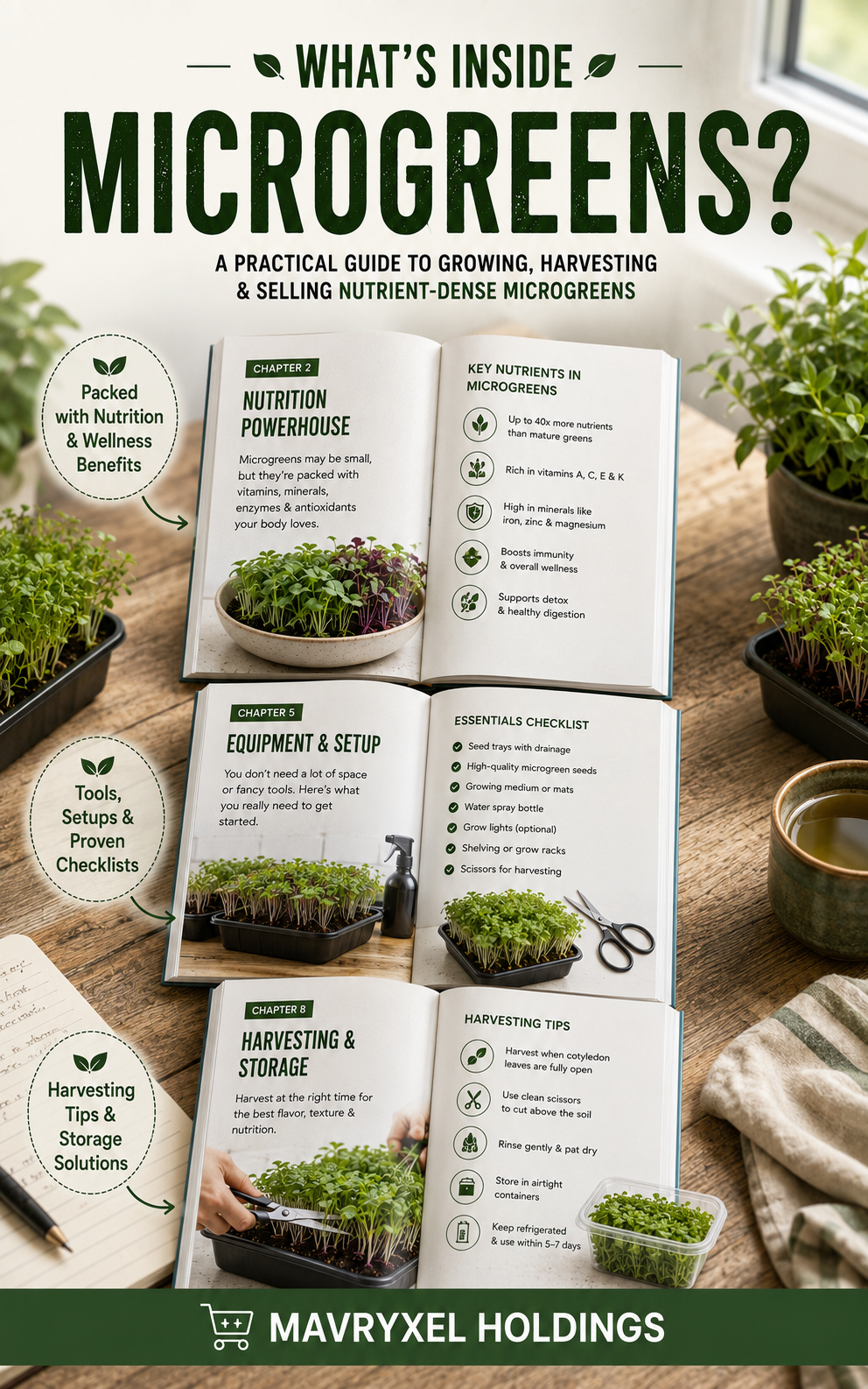 The Ultimate Guide to Microgreens (Digital Ebook)