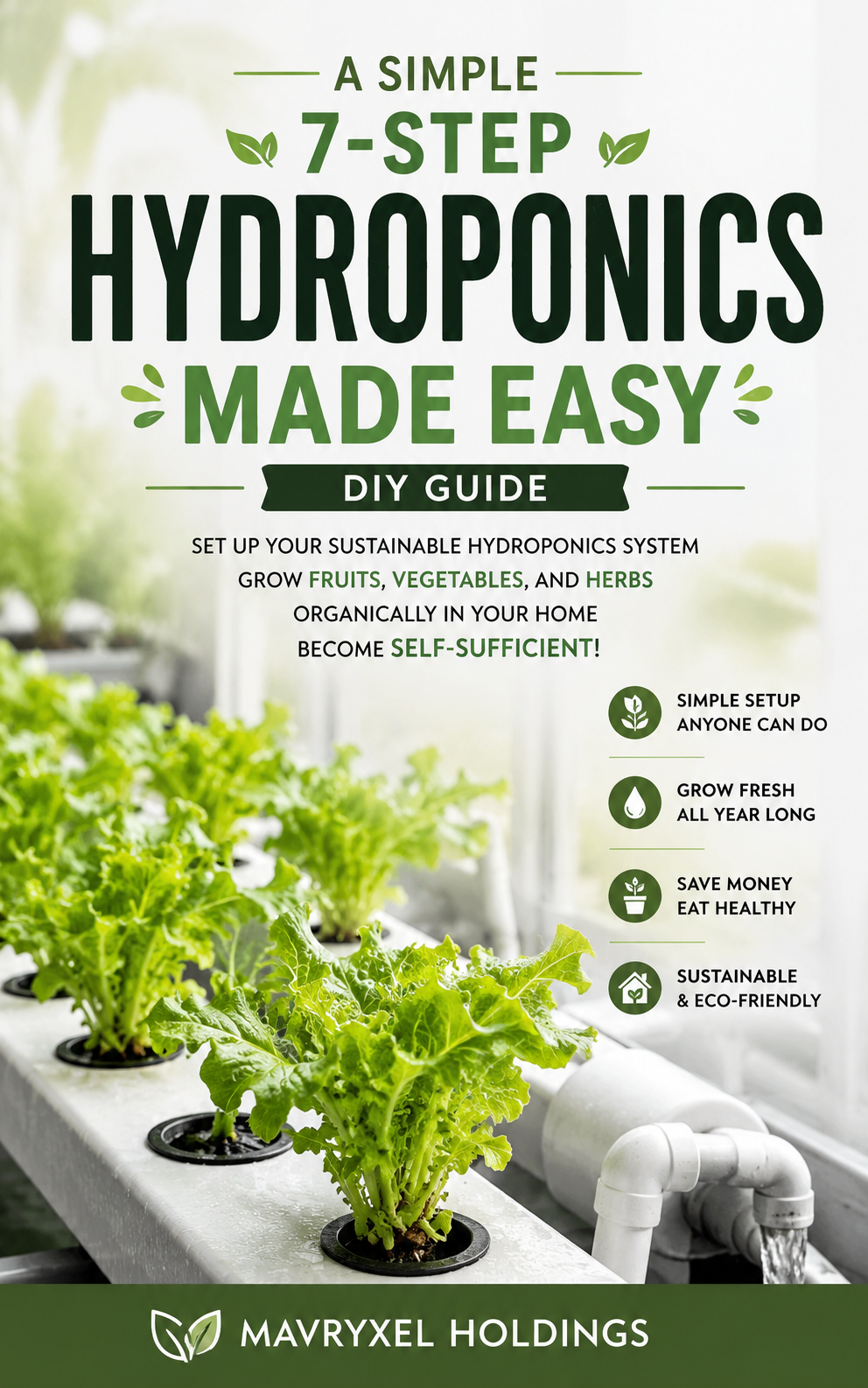 Hydroponics Made Easy – 7-Step DIY Guide (Digital Ebook)