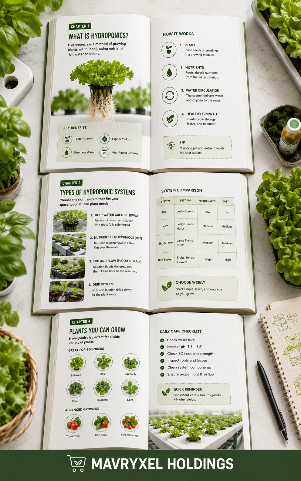 Complete Hydroponics Guide for Beginners (Digital Ebook)